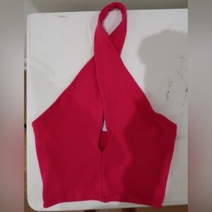 Zara Pink Halter Tank Top